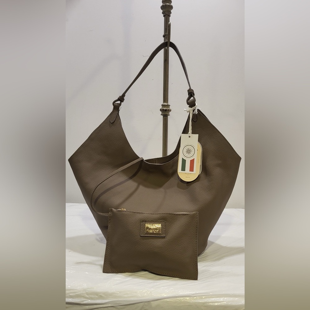 💎Price Drop...VIOLA CASTELLANI Italian leather hobo bag with attached pouch
